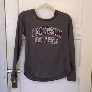 Hooded Athletic Emerson College Long Sleeved